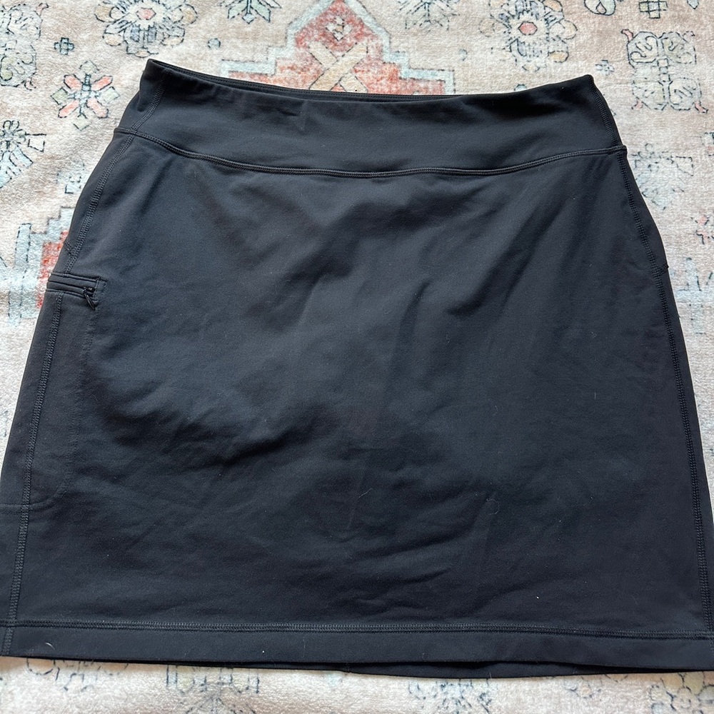Duluth Trading Co Black Athletic Skort High Waisted Size L - Pickleball